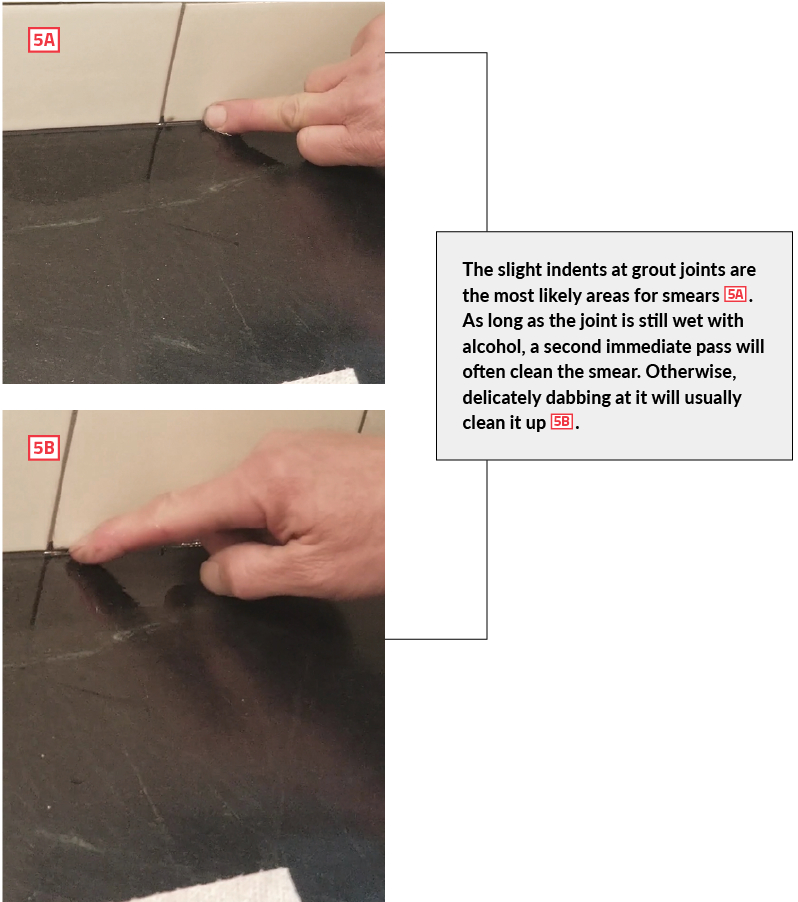 How to Tool a Caulked Tile Joint Without Making a Mess
