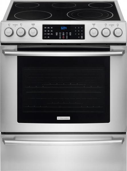 10 Electrolux IQ Touch Series EI30EF45QS 30 Inch Freestanding Electric Range