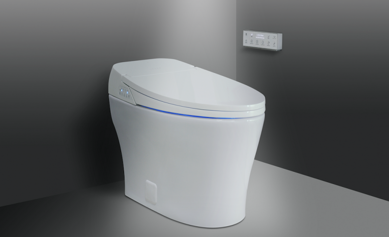 ICERA Group Muse iWash Integrated Bidet toilet lid closed
